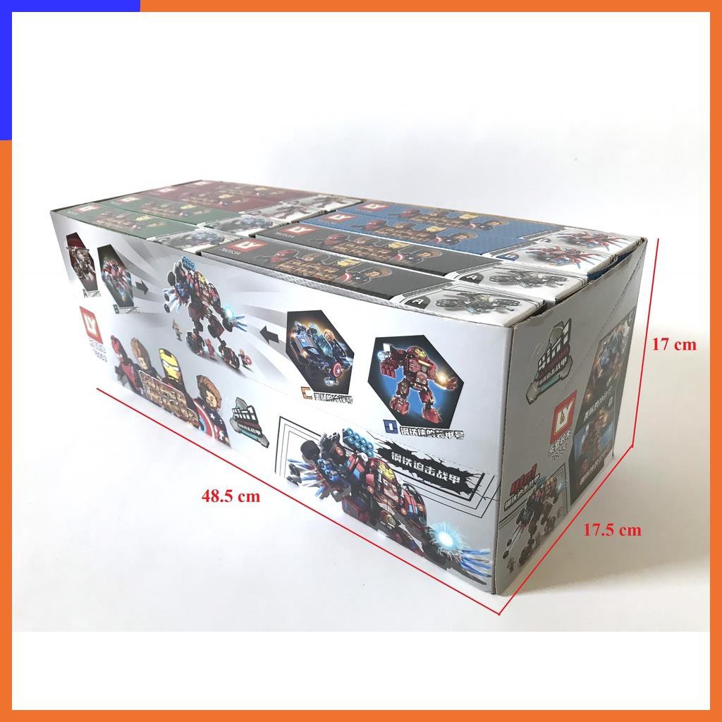 Bộ đồ chơi lắp ráp xếp hình non lego siêu anh hùng 76053/ người sắt hợp thể ironman/ spiderman