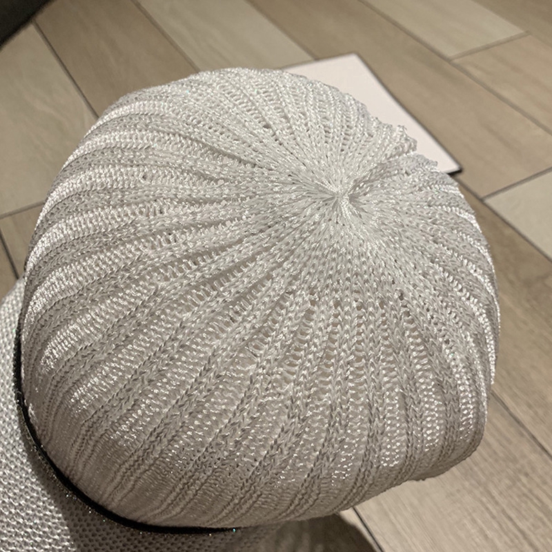 Korean style breathable faux stone cap for women