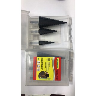 BỘ MŨI KHOAN TẦNG ĐUÔI LỤC GIÁC 3 CÂY MÀU ĐEN KENSSMAN