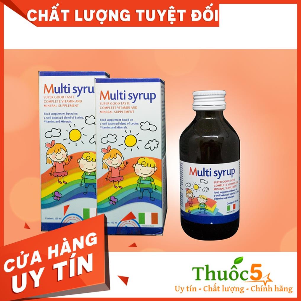 [GIÁ GỐC] Multi syrup – Siro bổ sung Vitamin và khoáng chất thiết yếu cho bé