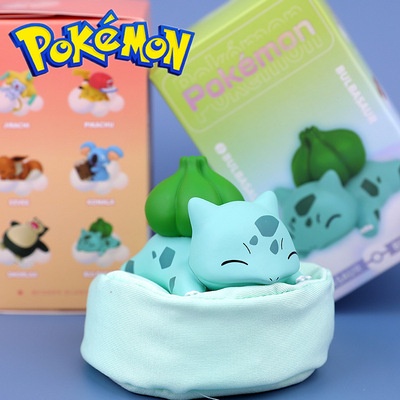 Đồ chơi mô hình Pokemon - Các pokemon đang ngủ (bao gồm mô hình gối lười cho pokemon nằm)