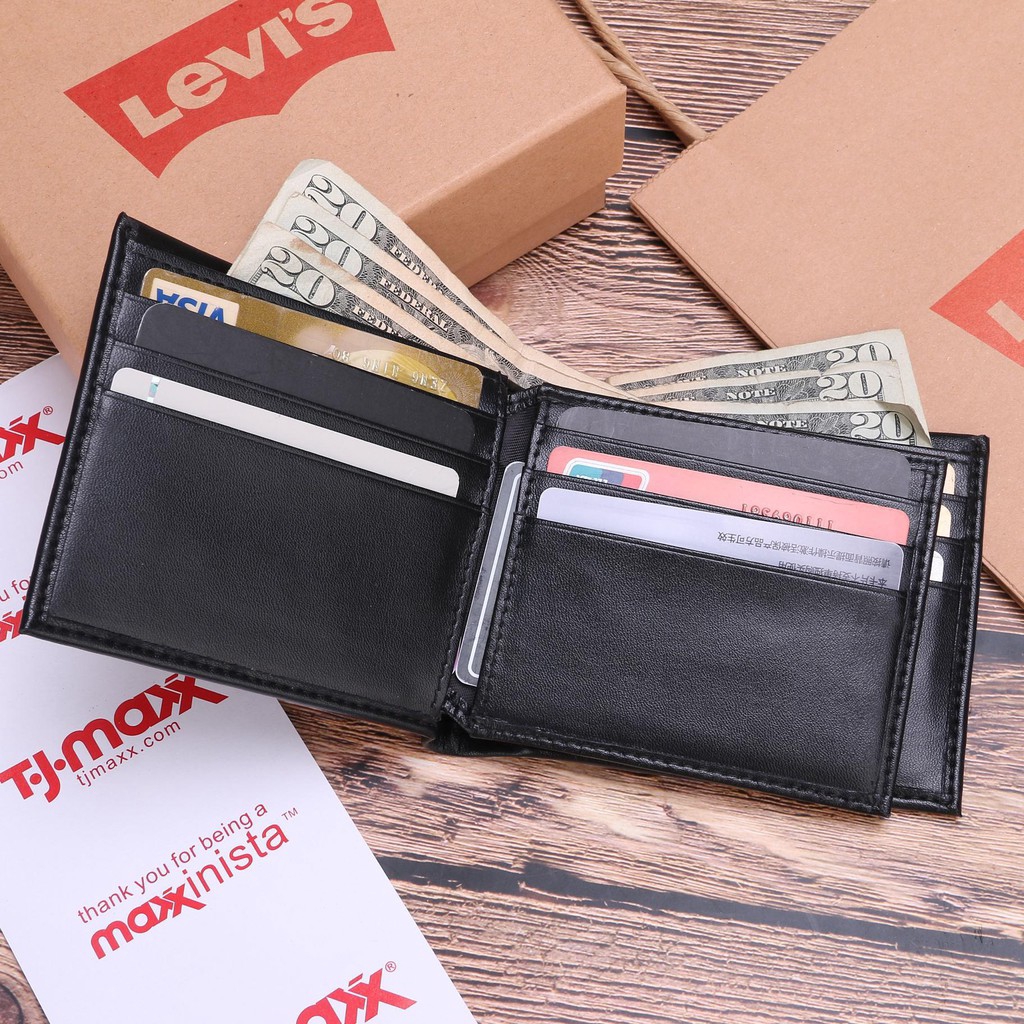 Ví nam chính hãng LEVIS / Ví da cao cấp/Với hộp đẹp