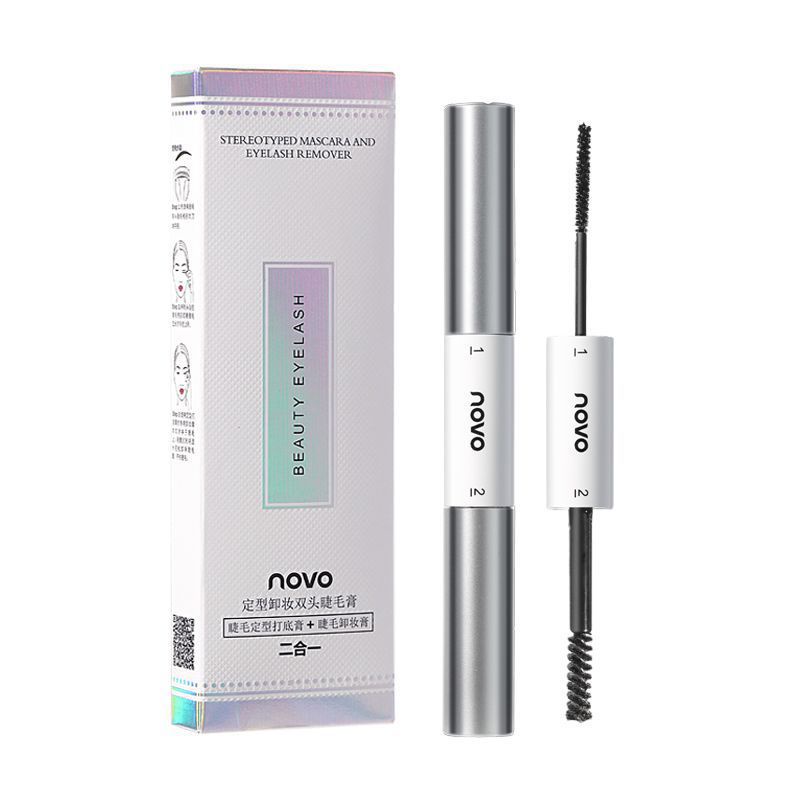[Hàng mới về] Mascara 2 đầu có tẩy trang NOVO chống nước cong lông mi lông mày | BigBuy360 - bigbuy360.vn