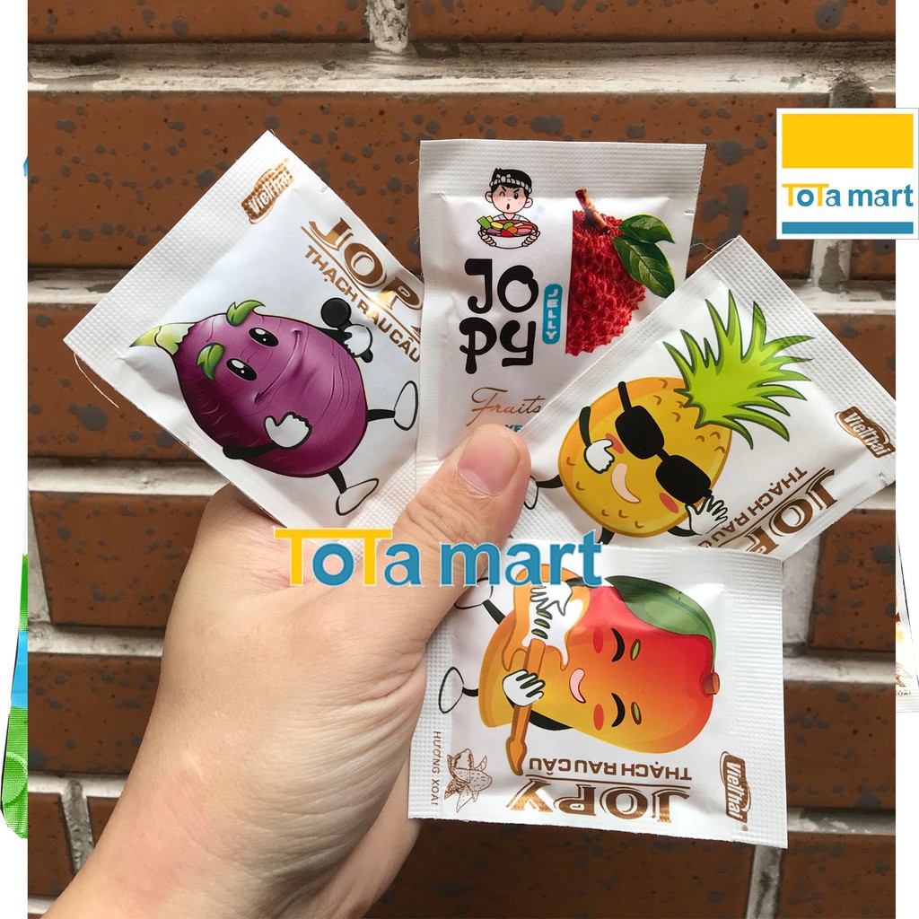 [Mã GROSALEHOT giảm 8% đơn 250K] Thạch giòn dai Zai Zai rau câu JOPY vị trái cây 400g , 800g / gói . Date mới nhât. | BigBuy360 - bigbuy360.vn