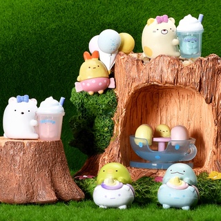 Blind box 6 mẫu sumikko gurashi ăn kem cực cute cực sắc nét hộp mù ngẫu nhiên