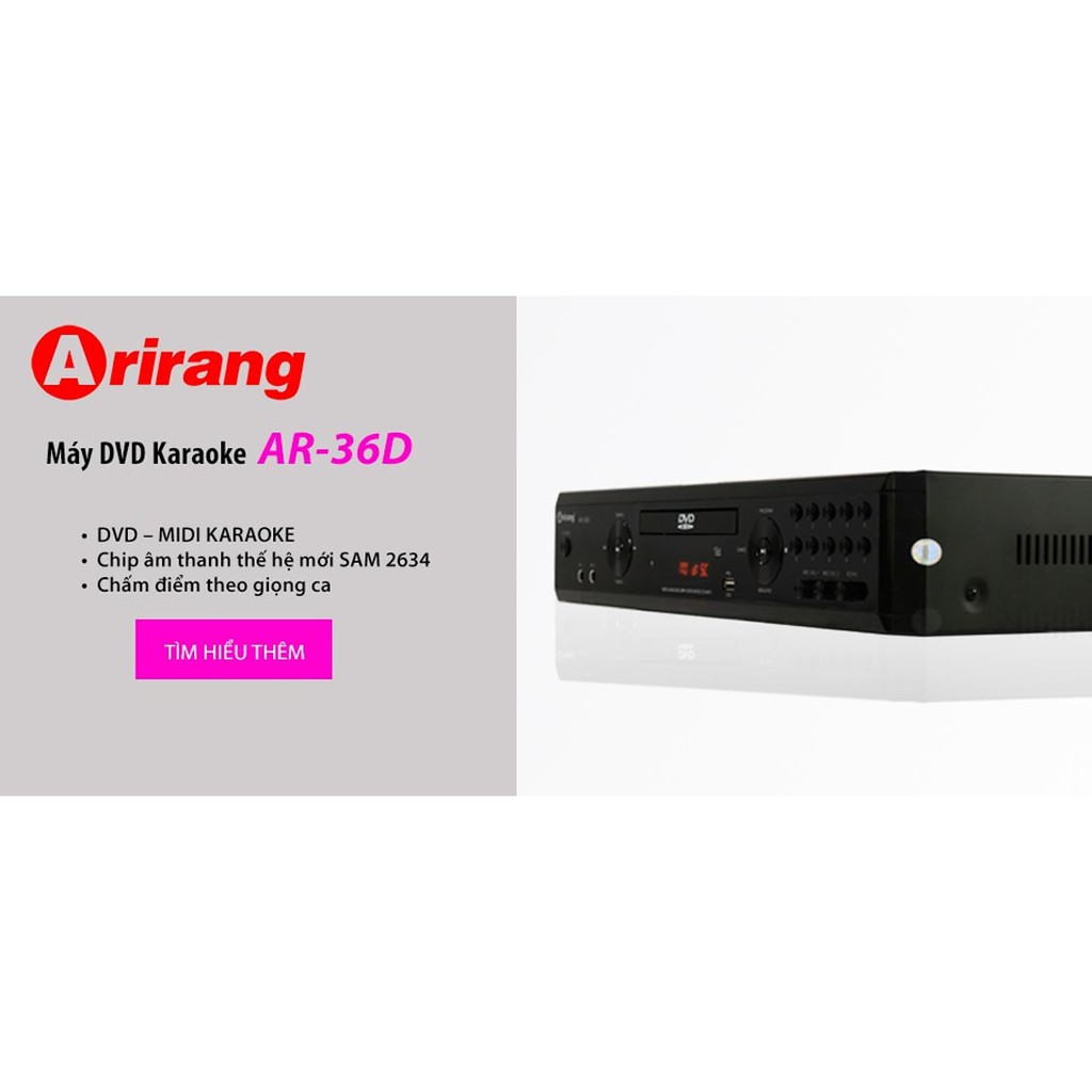 Đầu Karaoke 5 Số Arirang AR-36D