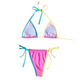 【niaorenmall.vn】Bikini Phối Dây Có Đệm Mút Gợi Cảm