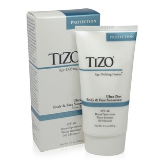 Kem chống nắng TIZO Face body mineral spf40-non tint- 100ml