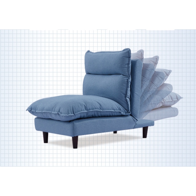 Ghế Sofa Giường Gấp Gọn Đa Năng Thông Minh Kèm Theo Đôn Ghế Gác Chân, Ghế Lười Thư Giãn Văn Phòng Sofa Bed Hapo