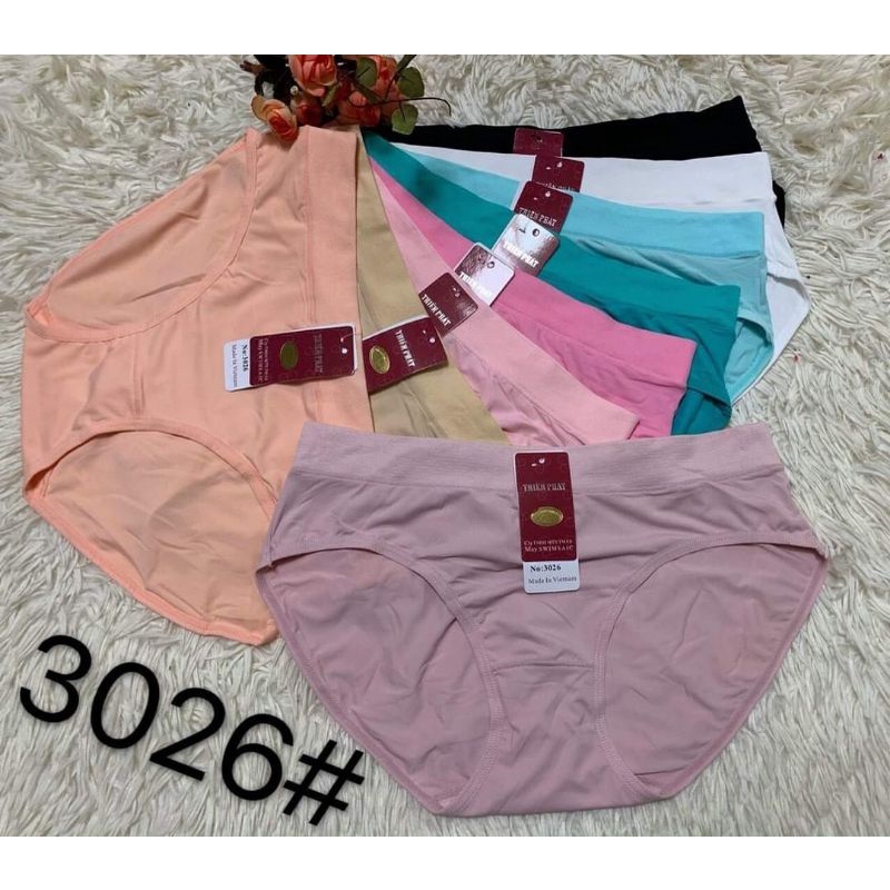 ♥️ SHOP UY TÍN ♥️  quần lót thun lạnh co giản - có size từ 45kg đến 80kg - quần sịp nữ - mã: 3026