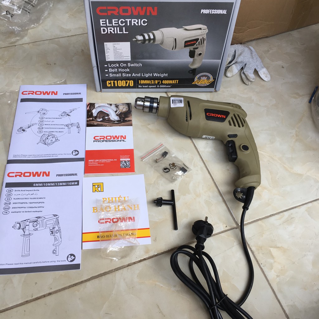 MÁY KHOAN CROWN CHÍNH HÃNG