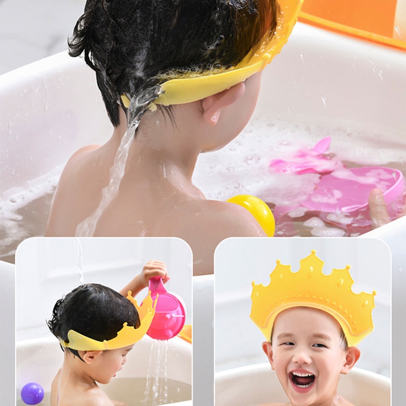 Mũ Gội Đầu Chắn Nước Bảo Vệ Tai Cho Bé