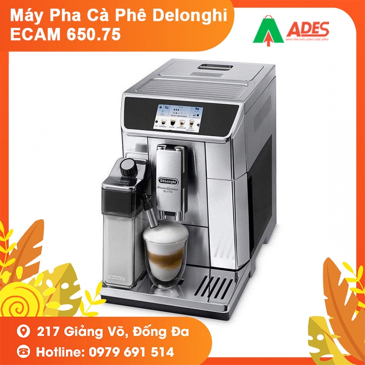 [Mã 154ELSALE2 giảm 7% đơn 300K] Máy Pha Cà Phê Delonghi ECAM650.75.MS - Bảo Hành Chính Hãng 12 Tháng