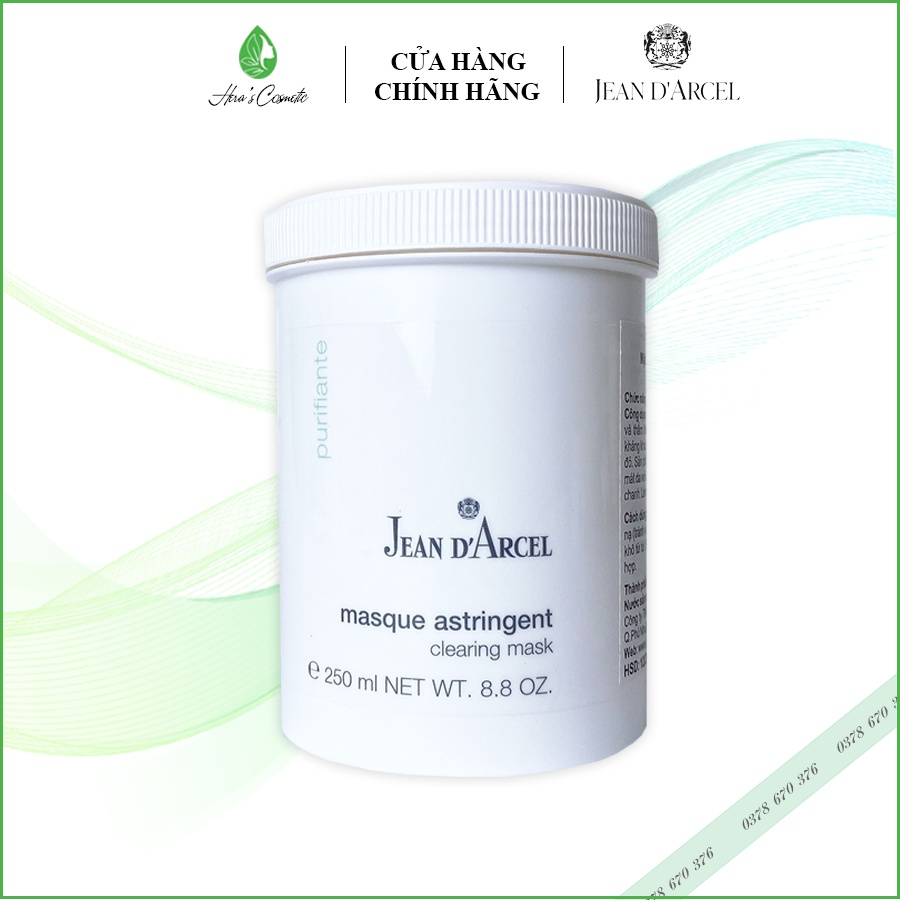 Mặt nạ giúp giảm mụn,se khít lỗ chân lông Jean D'arcel_ clearing mask 250ml j62