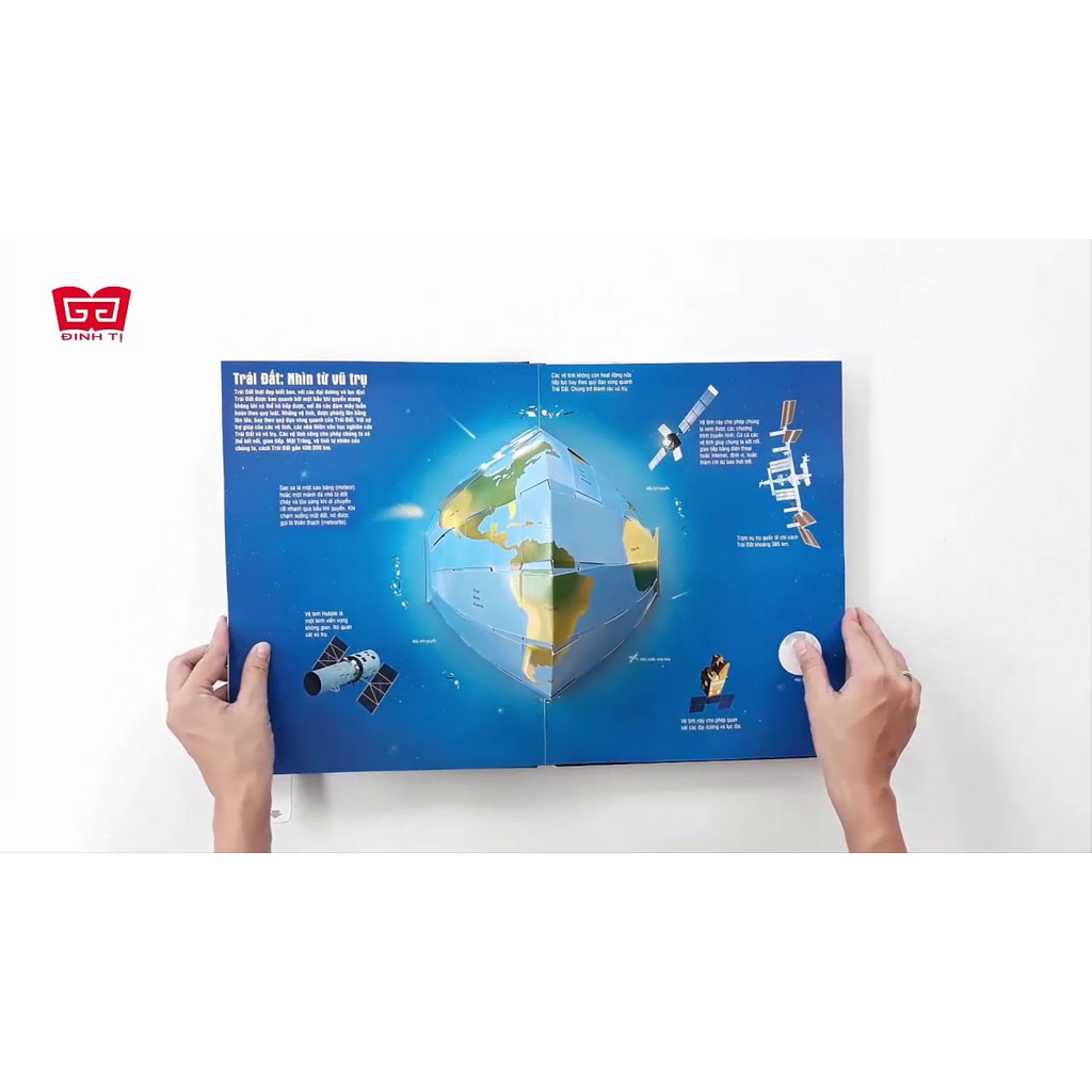 [Mã LIFEMALL250254 giảm 15% đơn 250K] Sách - The Ultimate Book Of Space - Sách Đa Tương Tác Vũ Trụ