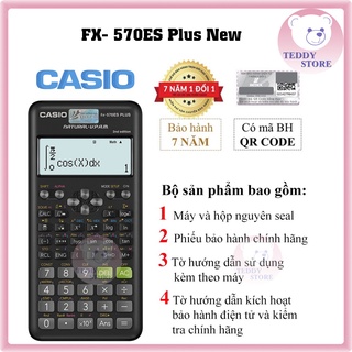 Máy Tính FX- 570ES Plus New, Máy Tính Casio Chính Hãng Bitex Bảo Hành 7 Năm Trọn Đời Học Sinh