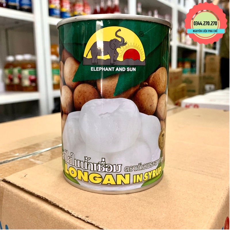 Nhãn ngâm con voi Thái Lan.