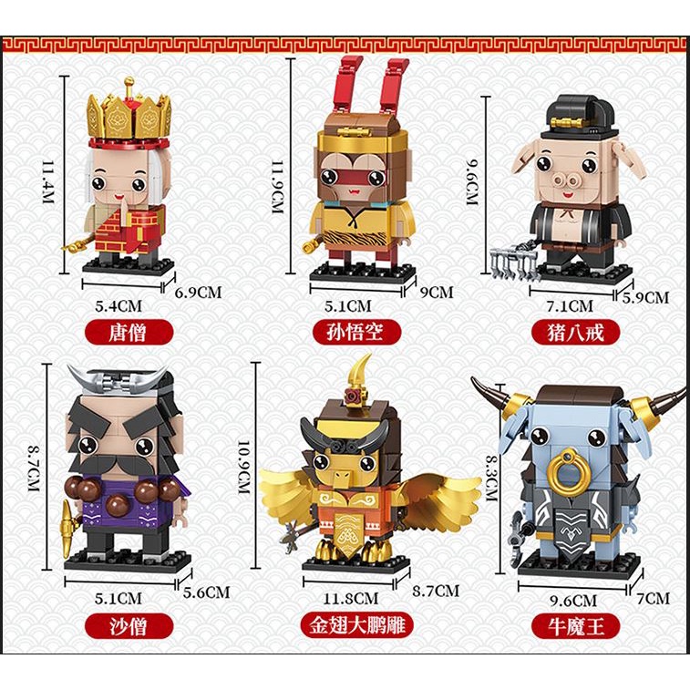 Mô hình lắp ráp nhân vật Tây Du Ký