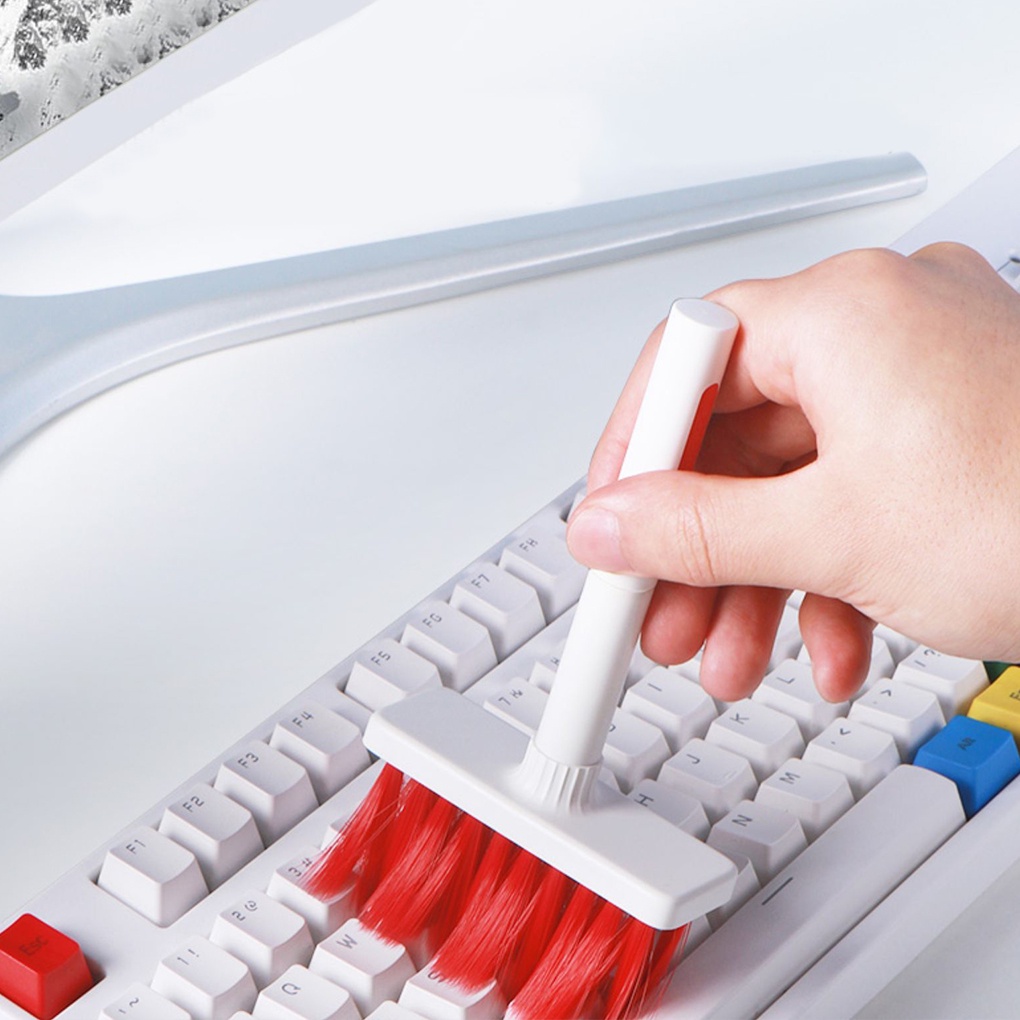 5-in-1 Multifunctional Keyboard Cleaning Brush Dust Remover Headphones Brushes Sweep Set Household Keycap Puller ELEN