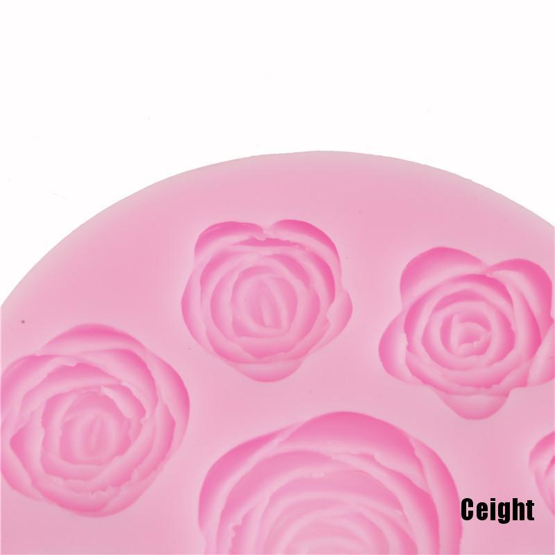 1 Khuôn Làm Bánh / Sô Cô La Bằng Silicone Hình Bông Hoa Xinh Xắn