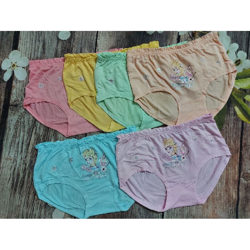 Combo 5 Quần chip bé gái siêu to 30-43kg, sz 2XL, 3XL