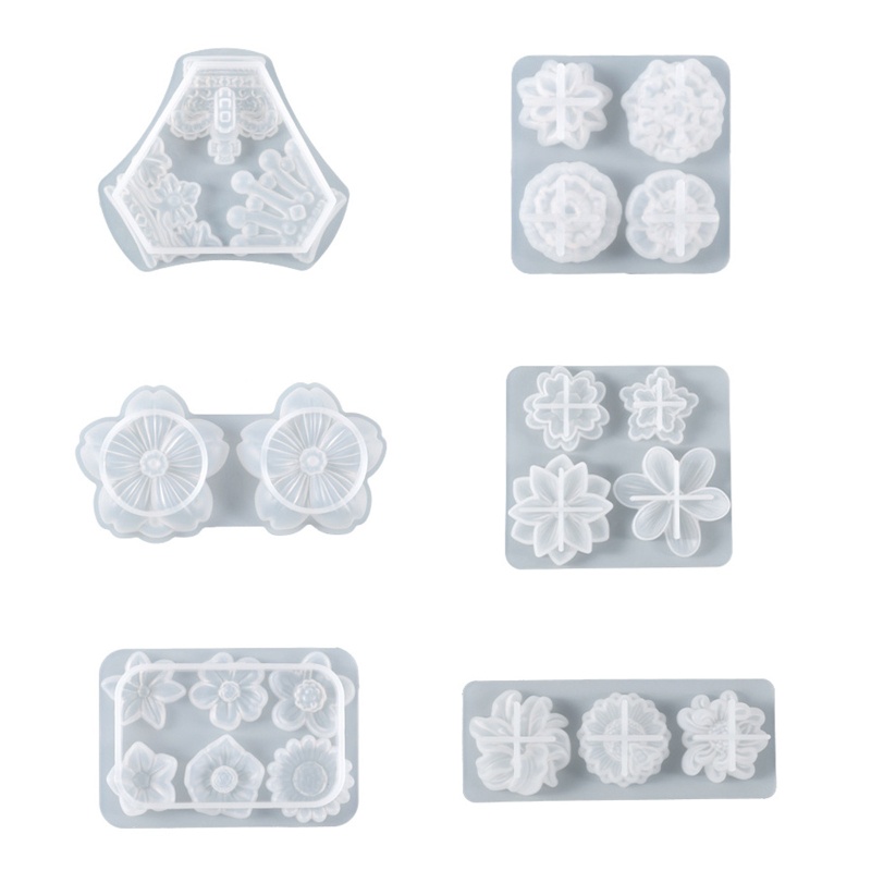 Khuôn Silicone Làm Hoa Epoxy Trang Trí DIY