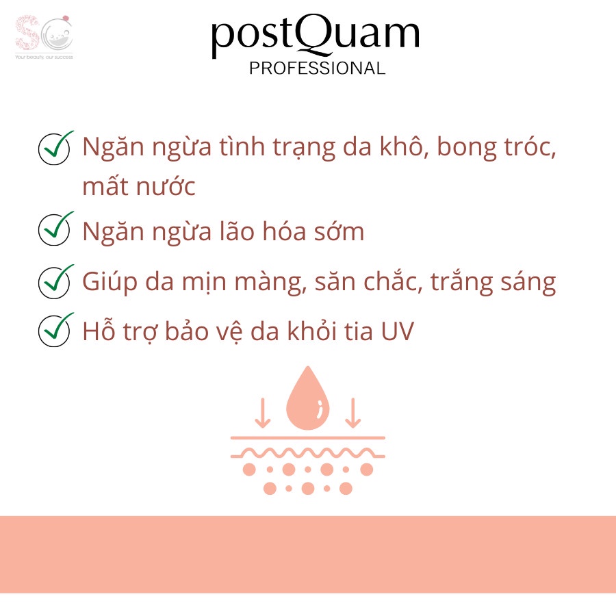 Kem Dưỡng Ẩm Dành Cho Da Khô Và Mất Nước Postquam Moisturizing Cream Dry or Dehidrated Skin 50ml