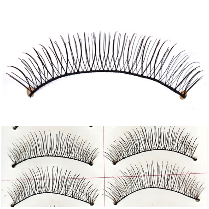 Set 10 Cặp Lông Mi Giả Handmade Dày Và Dài Mềm Mại Tự Nhiên