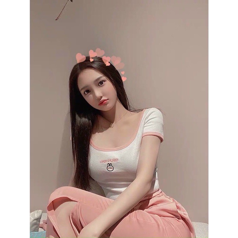 Áo Croptop Body PINK RABBIT Mềm Mát - VIET_STAR | BigBuy360 - bigbuy360.vn