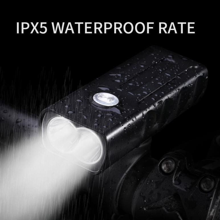 1000LM Bike Light, Bicycle Light Set USB Rechargeable Headlight, IPX5 Waterproof Road Cycling Safety Flashlight