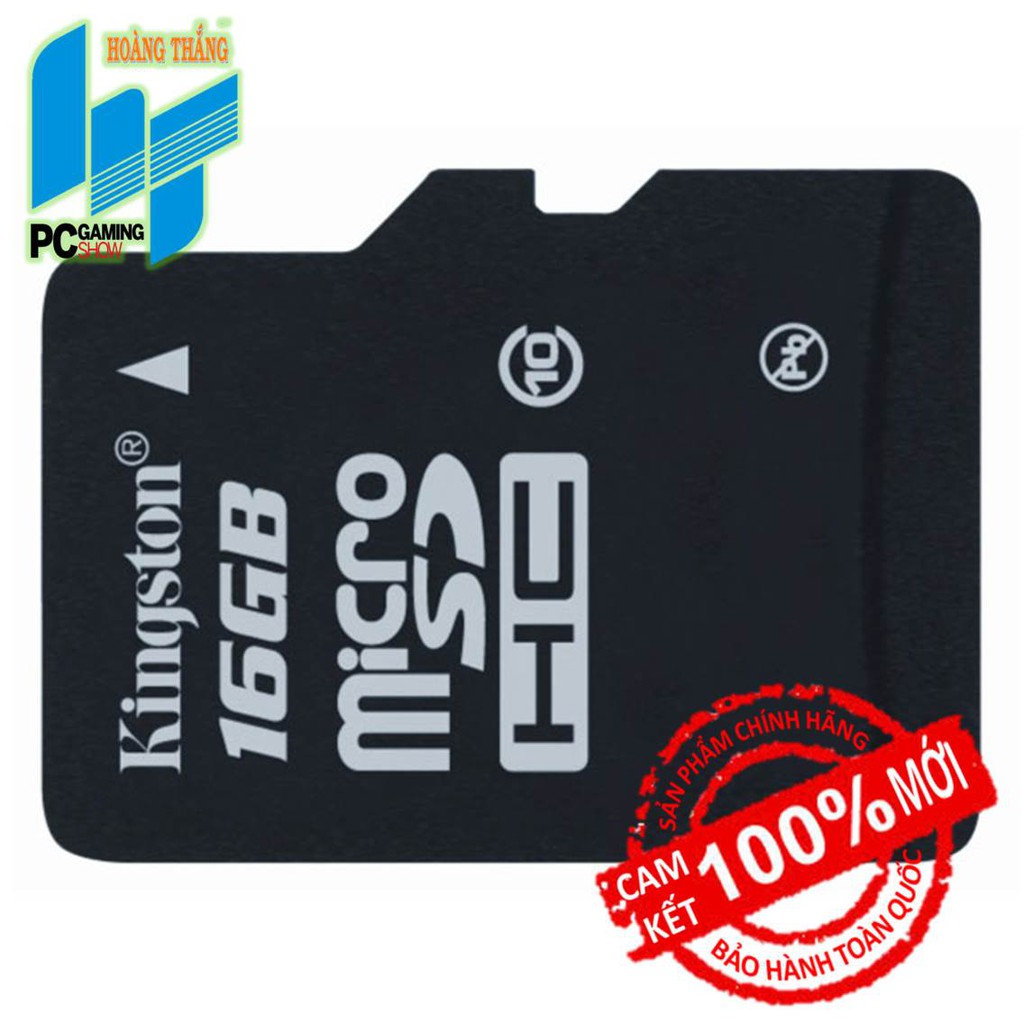 Thẻ nhớ Micro SDHC Kingston 16GB (Class 10) | BigBuy360 - bigbuy360.vn