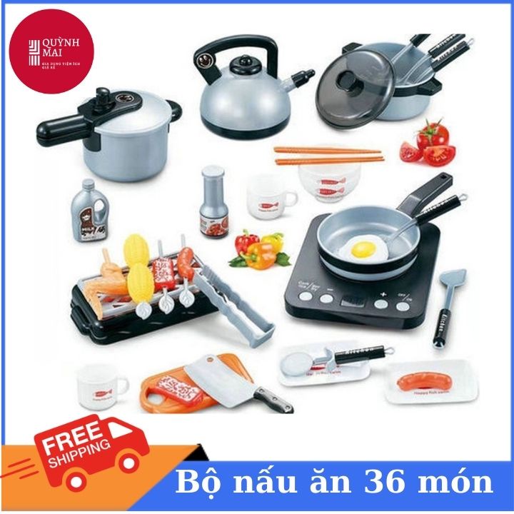 Bộ đồ chơi nấu ăn 36 chi tiết dành cho bé