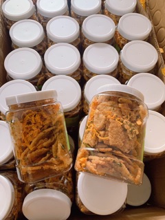 CƠM CHÁY LẮC KHÔ GÀ LÁ CHANH (hũ 500g)