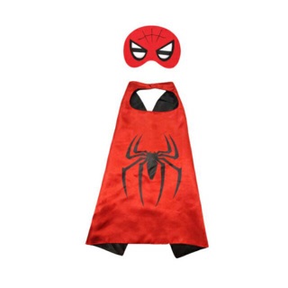 Áo choàng người nhện spiderman kèm mặt nạ hoá trang haloween