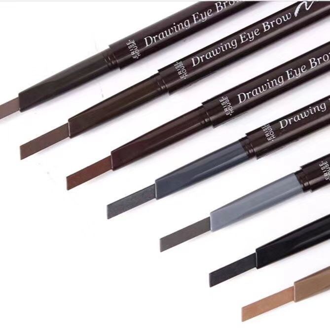 (hàng Mới Về) Bút Chì Vẽ Lông Mày Hai Đầu Xoay Tự Động Chống Nước Chống Mồ Hôi Kèm Cọ | BigBuy360 - bigbuy360.vn