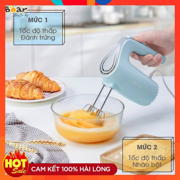 Máy Đánh Trứng Cầm Tay Mini, Máy Đánh Kem, Bảo Hành 18 Tháng