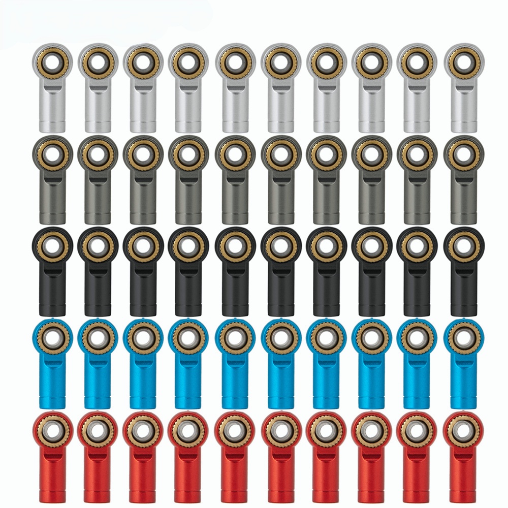 Đầu Nối Thanh Kéo Đầu Bi M3 Bằng Kim Loại Cho Xe Hơi Điều Khiển Từ Xa 1/10 AXIAL SCX10 D90 Tamiya