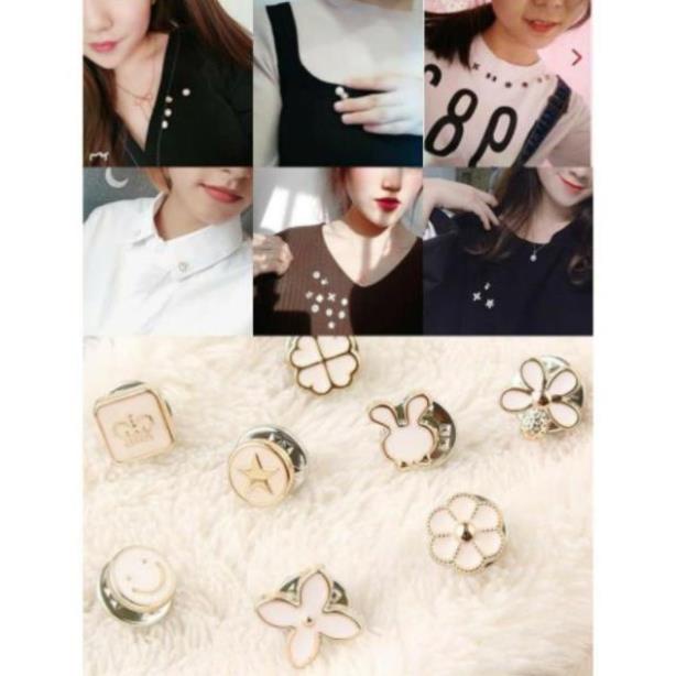 Set 10 khuy cài áo khuy bấm xinh