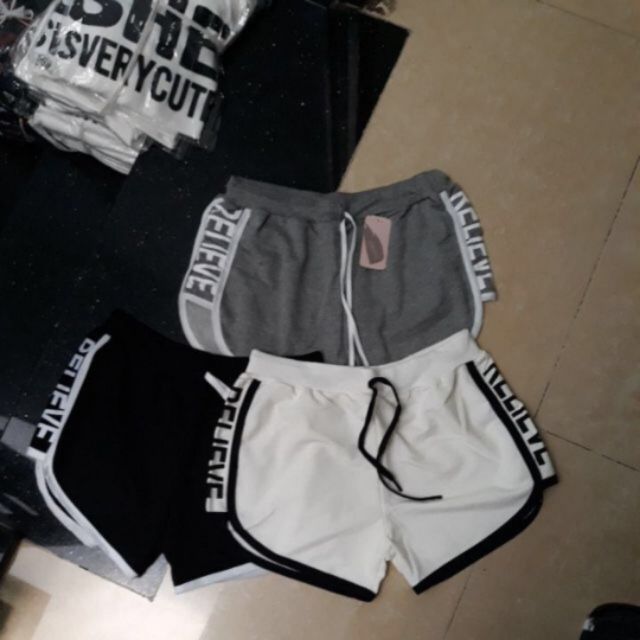 Combo 3 quần đùi thun 99k