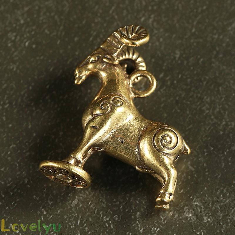 Phụ Kiện Trang Trí Hình Chú Cừu Bằng Đồng Phong Cách Retro