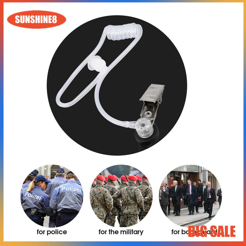 【SUN】Surveillance Security Spiral Acoustic Air Tube Earpiece for Mobile Phones