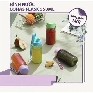 Bình nước Lohas Flask Màu Pantel  550ml Tupperware