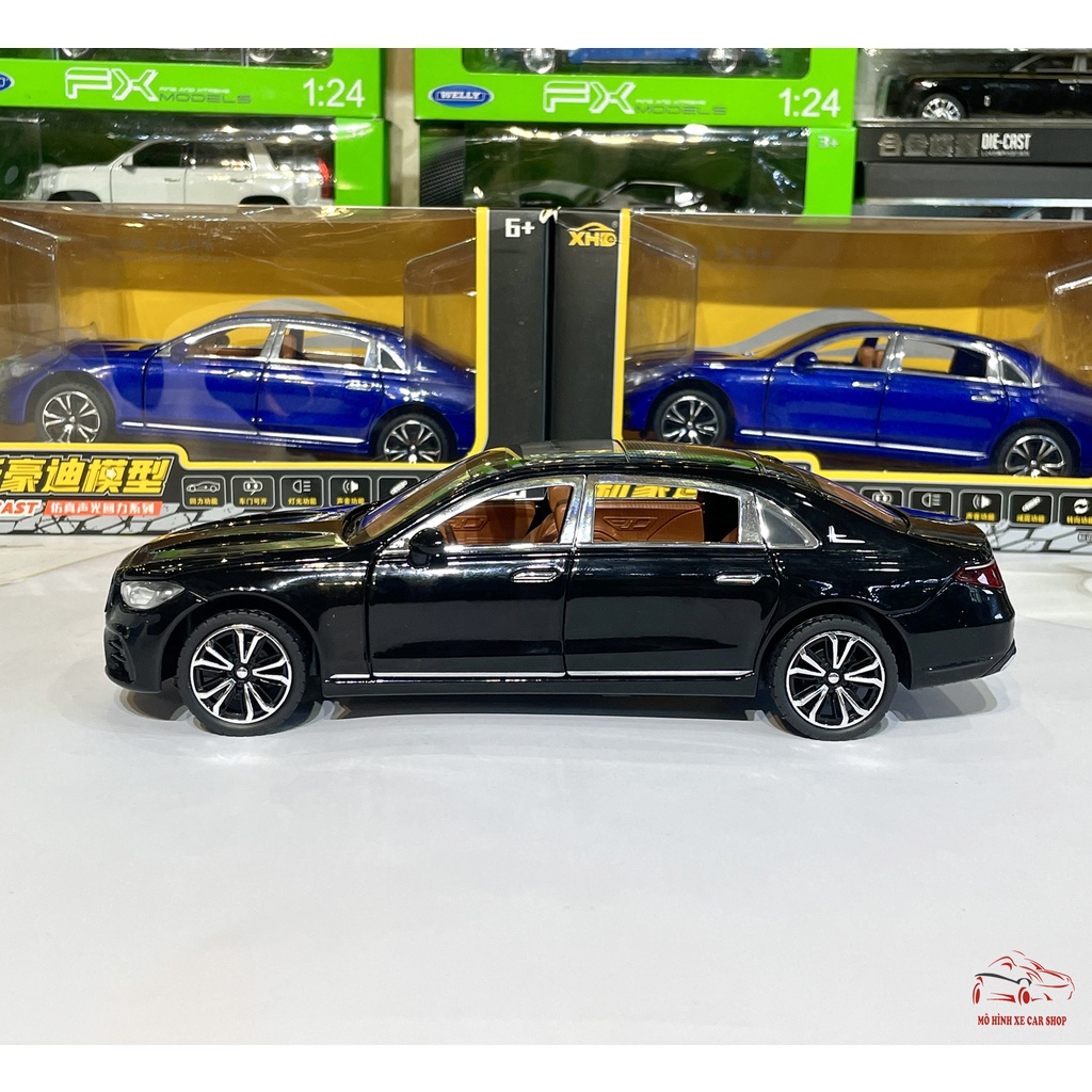 Mô hình xe kim loại Mercedes-Benz E300 Class tỉ lệ 1:24 đánh lái hãng XHD 3 màu