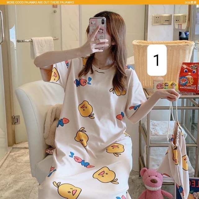 váy ngủ xinh kute