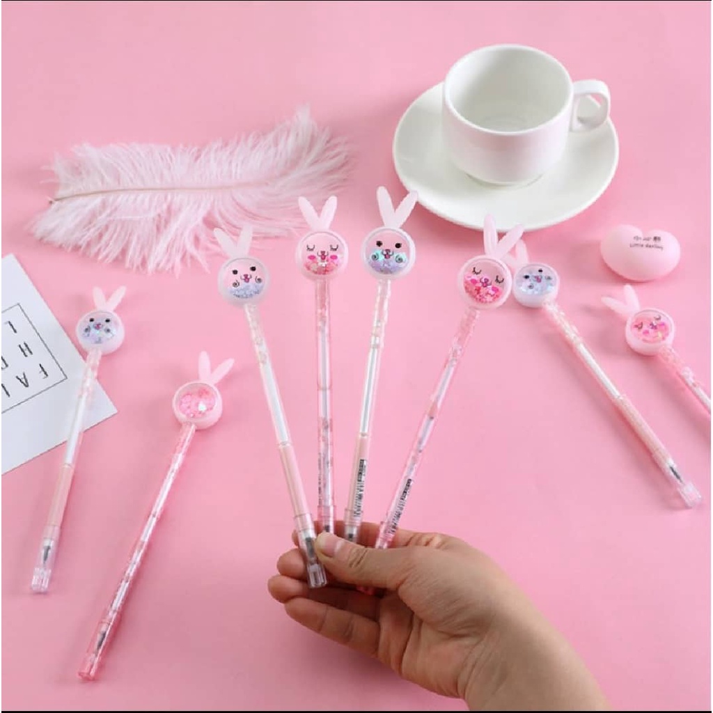Bút bi, bút nước hình con thỏ dễ thương