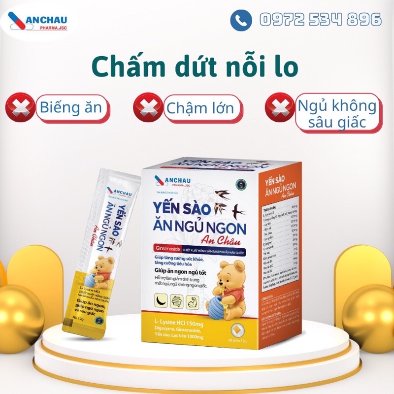 Yến sào thạch ăn ngon ngủ cho bé