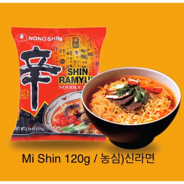 Mì cay Nongshim Shin Ramyun gói 120g