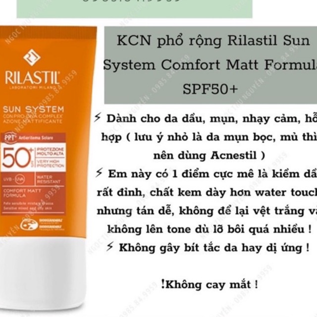Kem chống nắng Rilastil