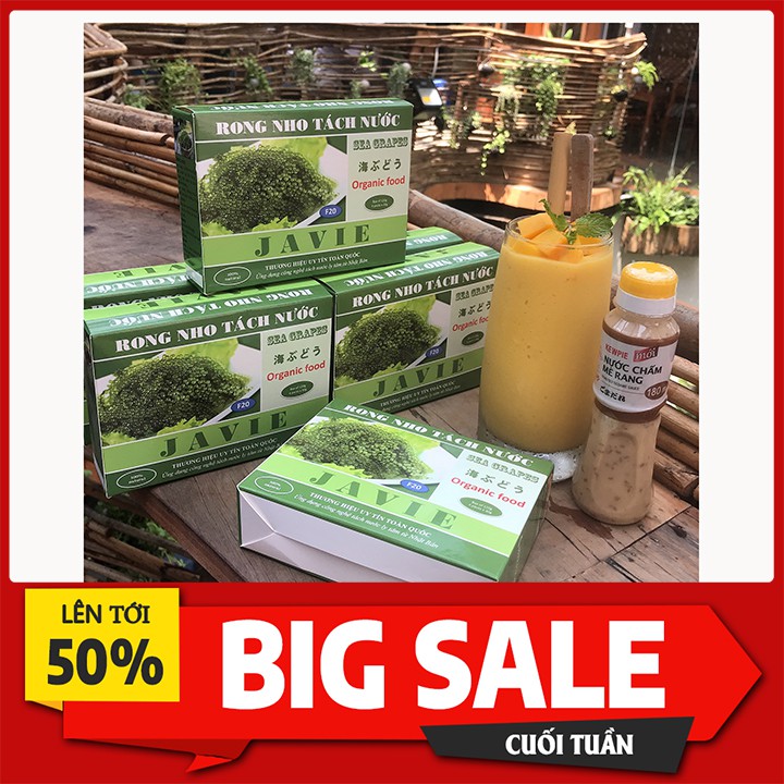 Rong Nho Tách Nước Hộp 250gr 🔥( 5 gói lớn ) + Tặng 1 chai mè Rang | BigBuy360 - bigbuy360.vn