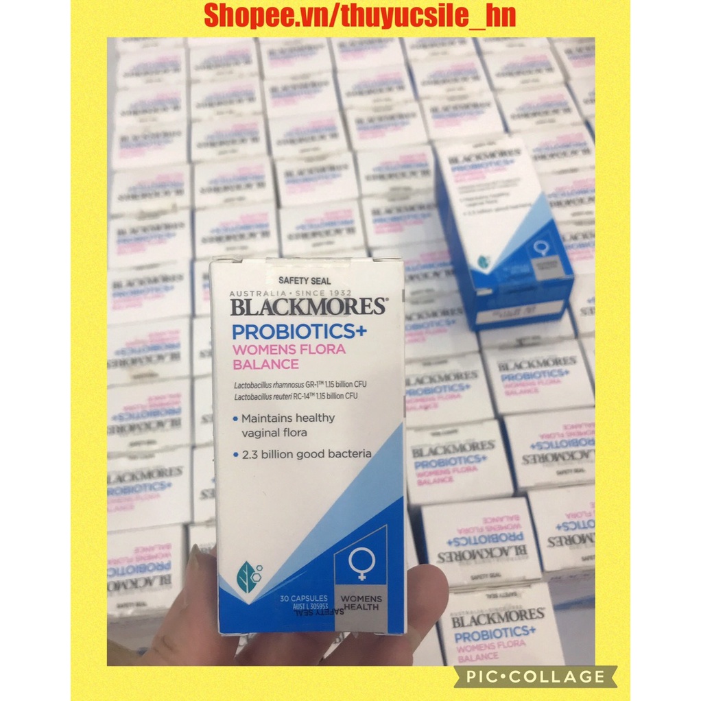 Men Vi Sinh phụ nữ probiotic for women flora 30 - Viên cân bằng lợi khuẩn - Blackmores Probiotics+ Womens Flora Balance